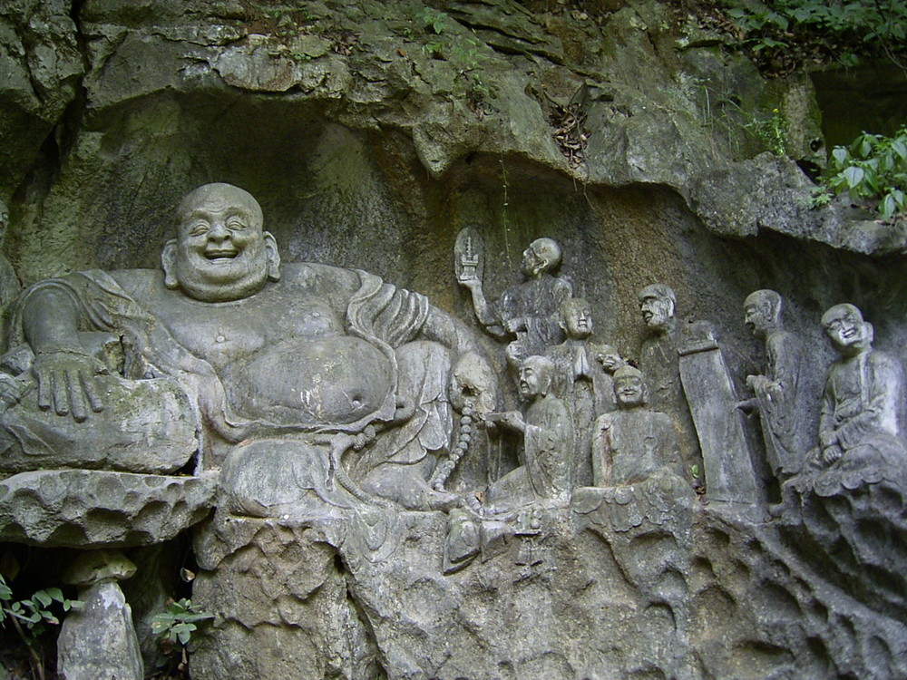 Der lachende Buddha von Hangzhou