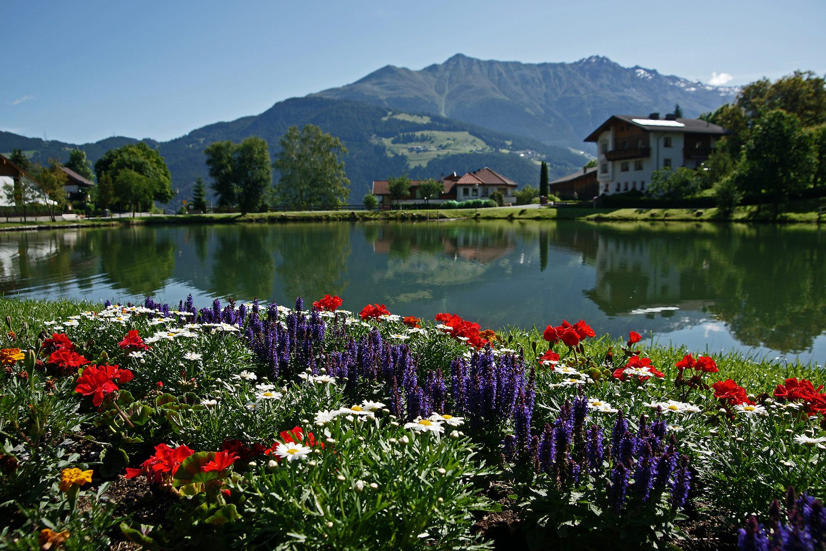 der "Lader-Weiher" auf ca.1100m!