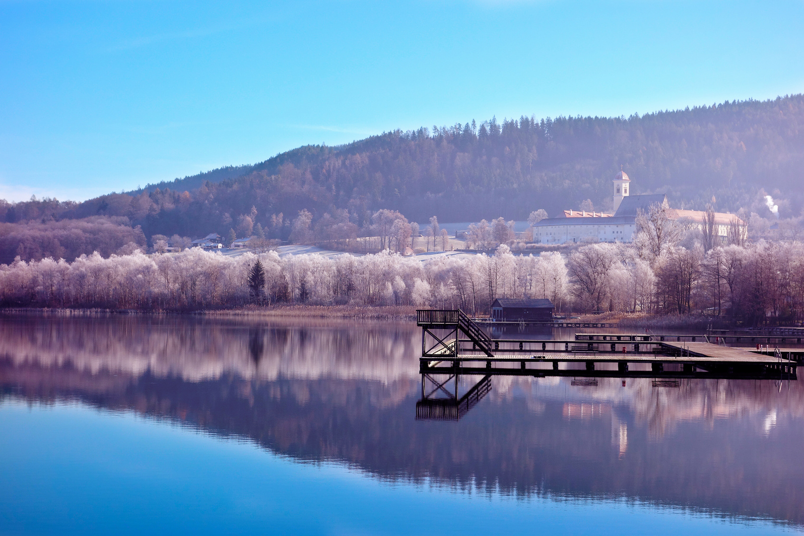 Der Längsee und der Reif.