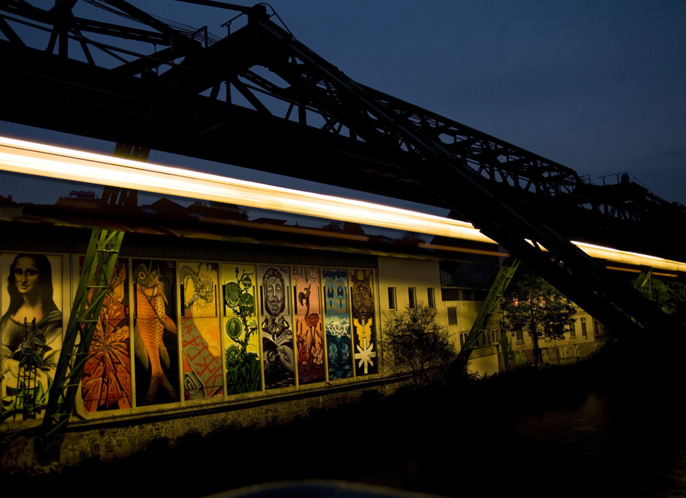 Der längste Scanner Der Welt: Die Schwebebahn in Wuppertal.