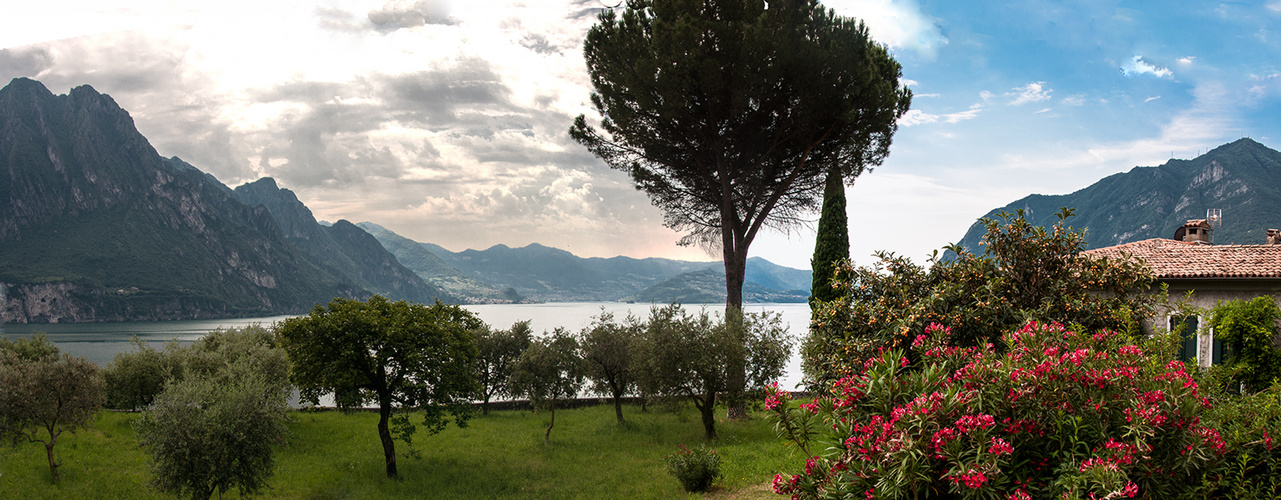 der Lago d'Iseo - Panorama