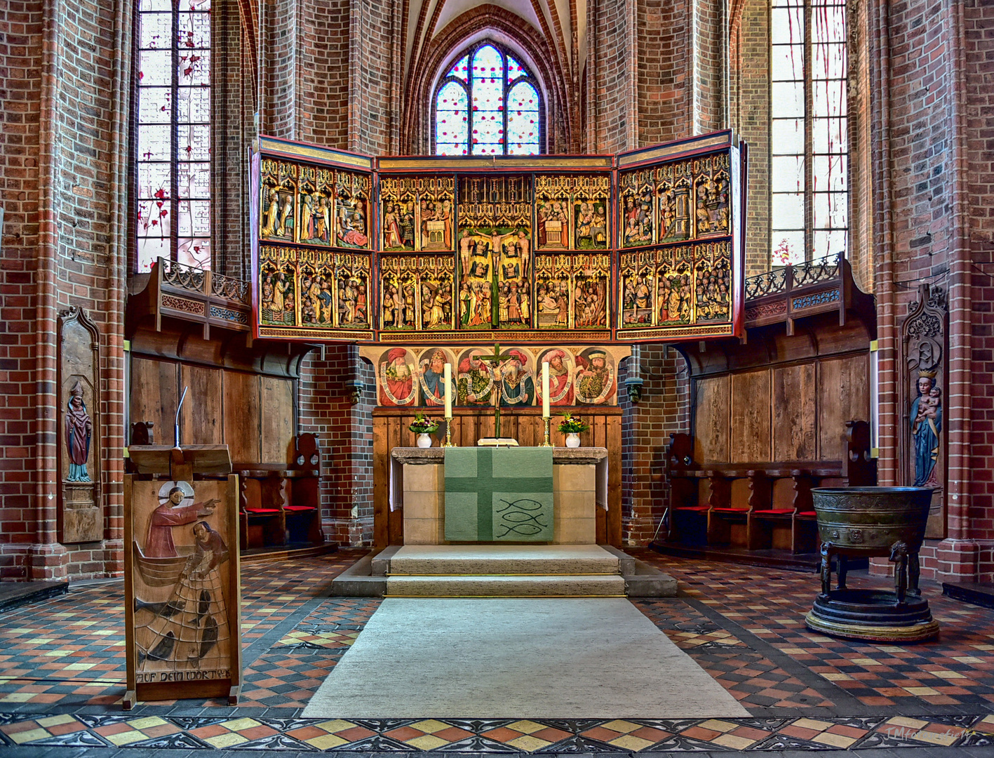 Der Lamberti - Altar der Nicolaikirche 