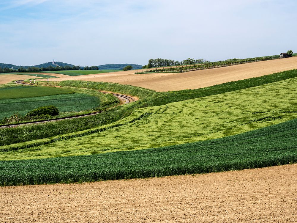 der landschaft wellen