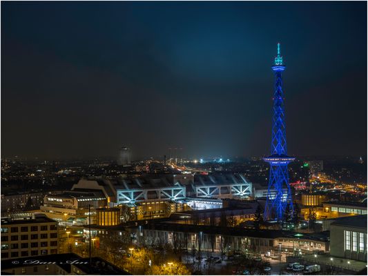 Der lange Lulatsch ist schon wieder blau...