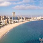 Der lange Strand von Benidorm