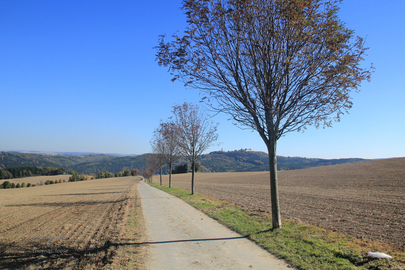 der lange Weg zur Augustusburg