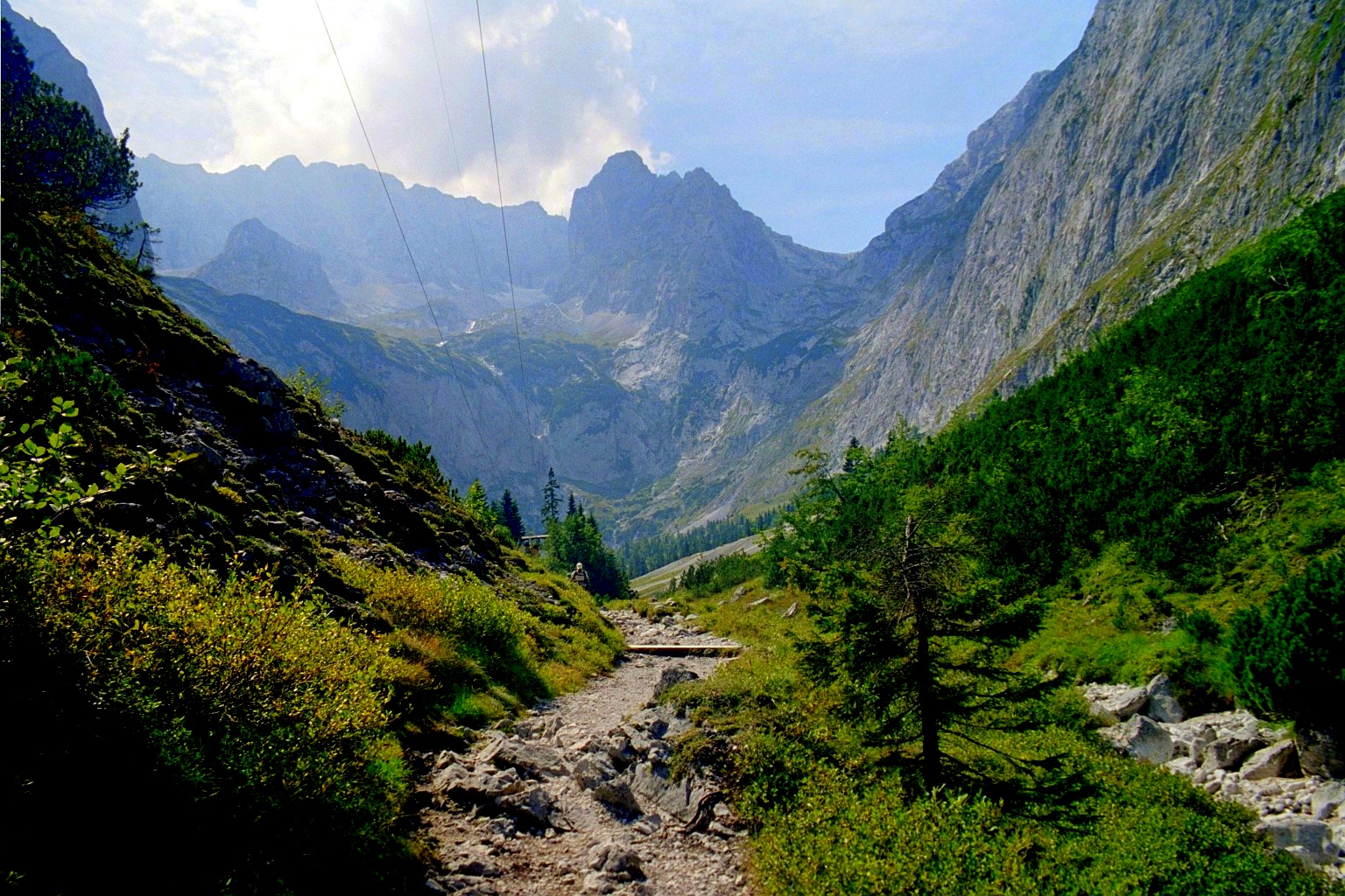 Der lange Weg zur Zugspitze !