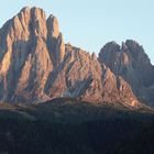 Der Langkofel im Abendlicht