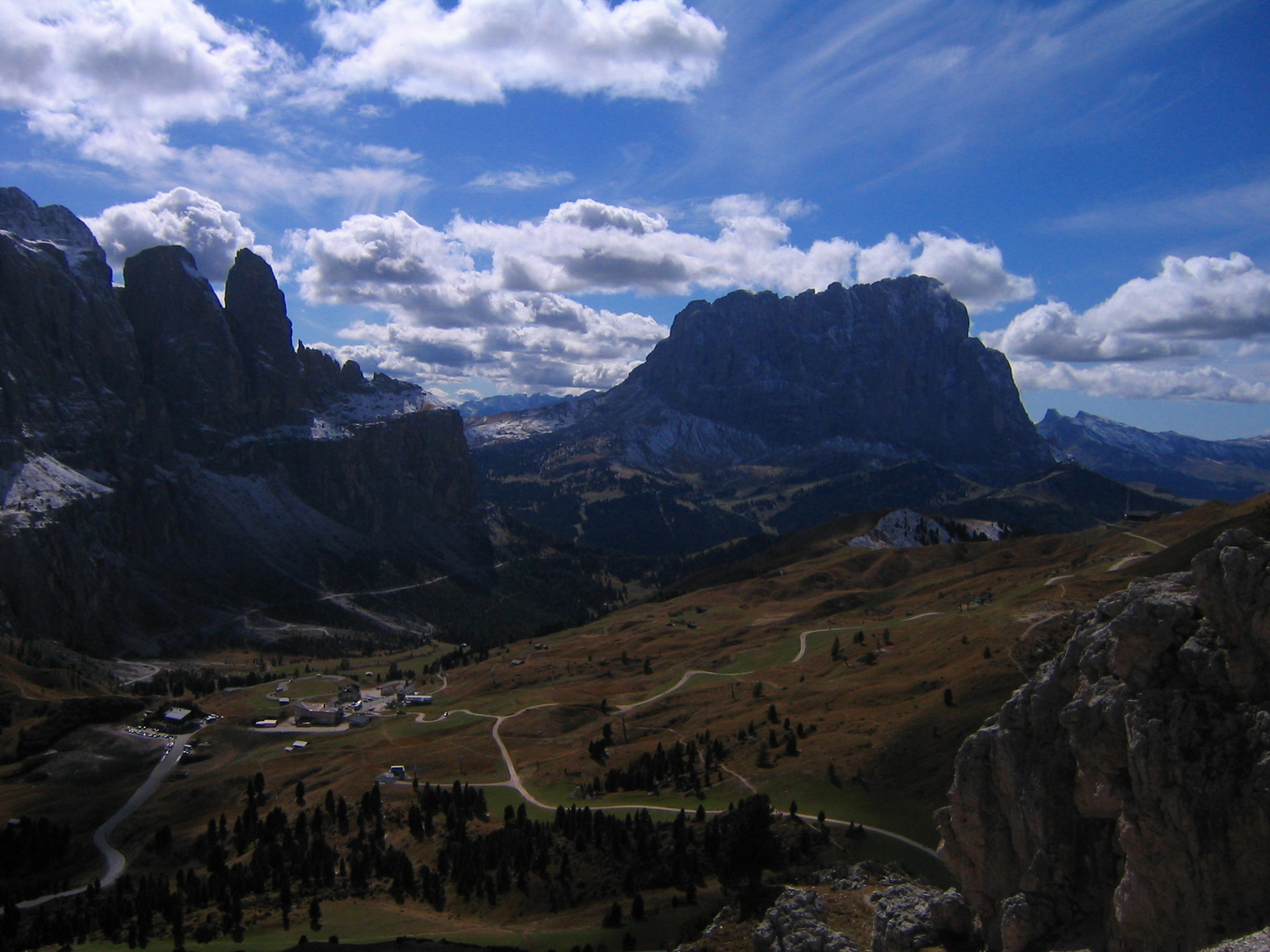 Der Langkofel in den Dolomiten