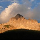 Der Latemar bei Sonnenuntergang