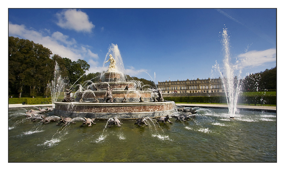 Der Latona-Brunnen...