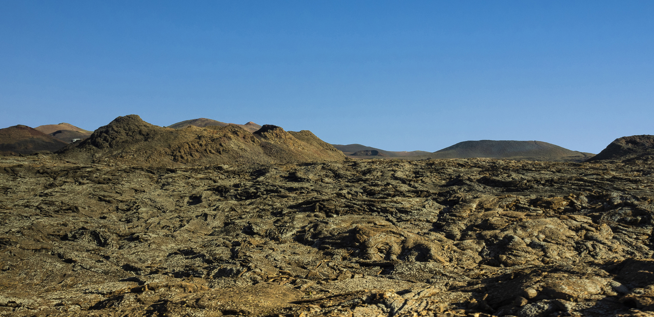 Der Lavasee von Timanfaya auf Lanzarote