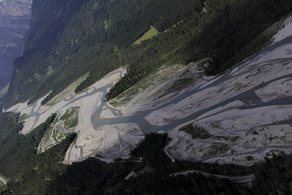 der Lech - bei Stanzach - vom 19.07.2015