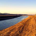 Der Lech im abgelassenen Forggensee