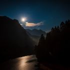 Der Lech im Mondlicht