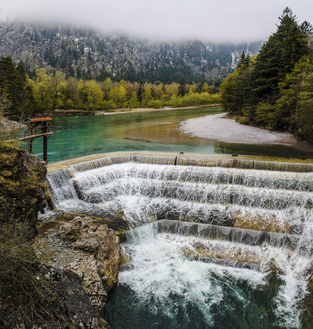 Der Lechfall bei Füssen