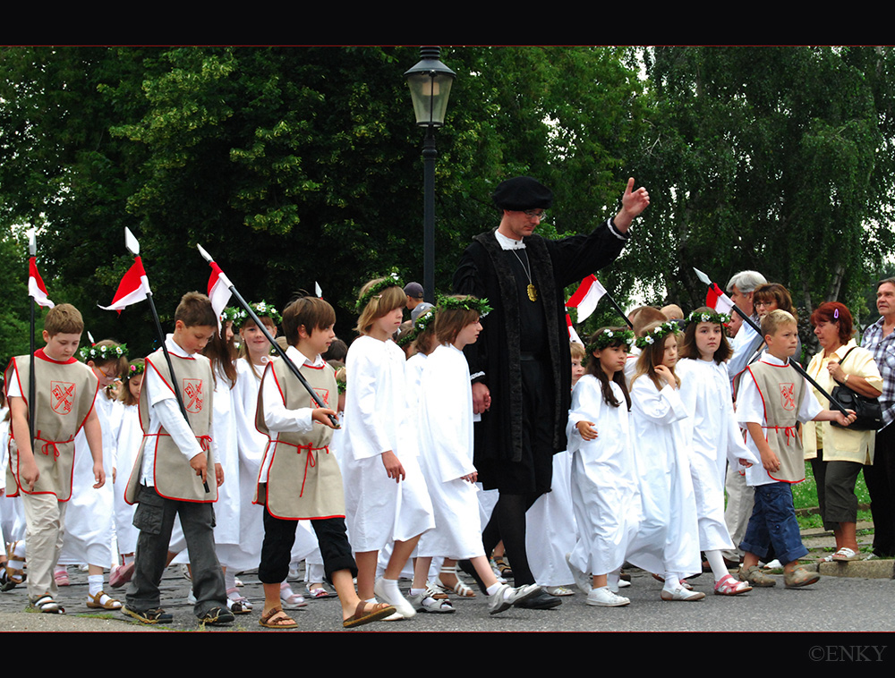 Der Lehrer und die Kinder