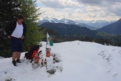 Der leipziger Alpenverein Feiert Himmelfahrt in den Tiroler Bergen