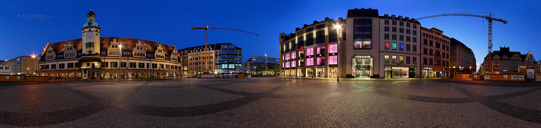 Der Leipziger Marktplatz . . . .