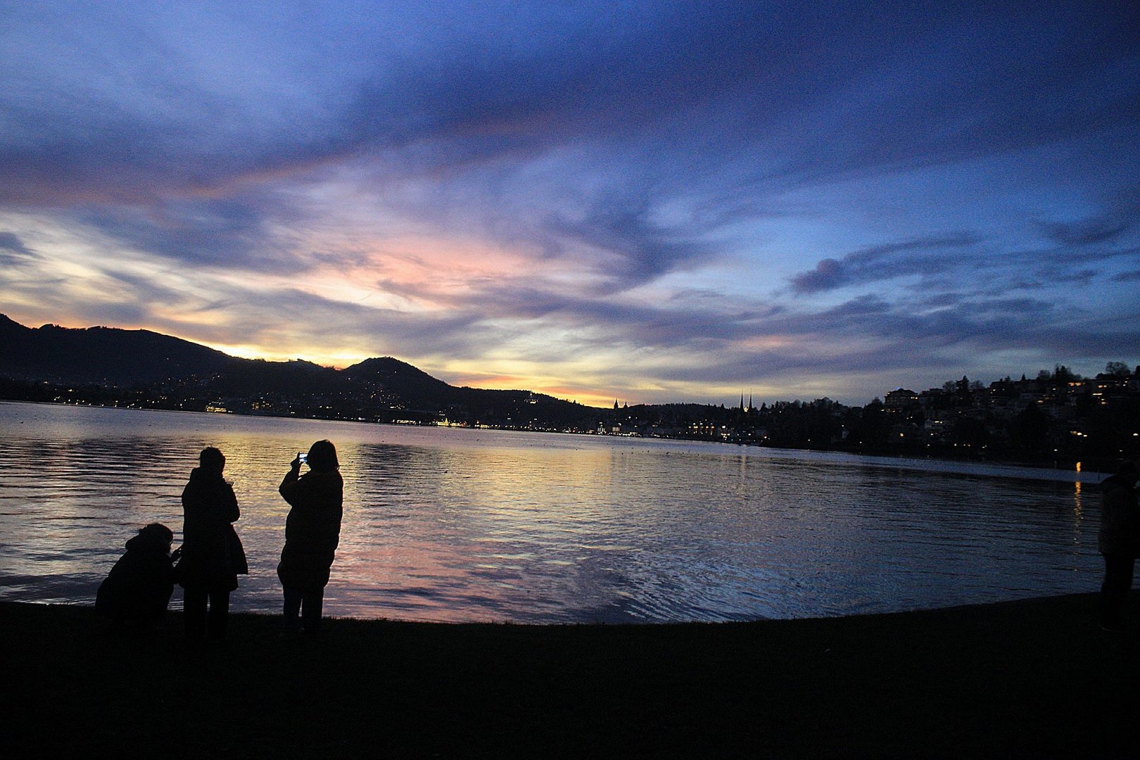 Der letzte Abend dieses Jahres in Luzern...