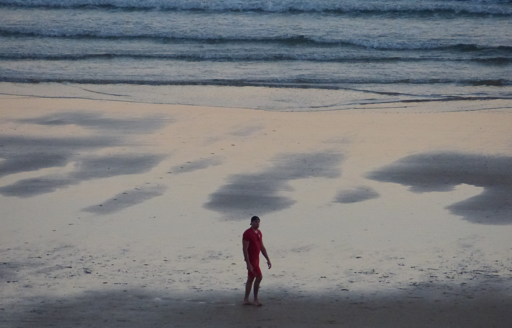 Der letzte am Strand