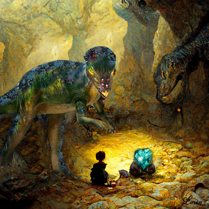 Der letzte Dino und sein Schatz