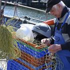 ... der letzte Fischkutter am alten Fischkutteranleger in Warnemünde