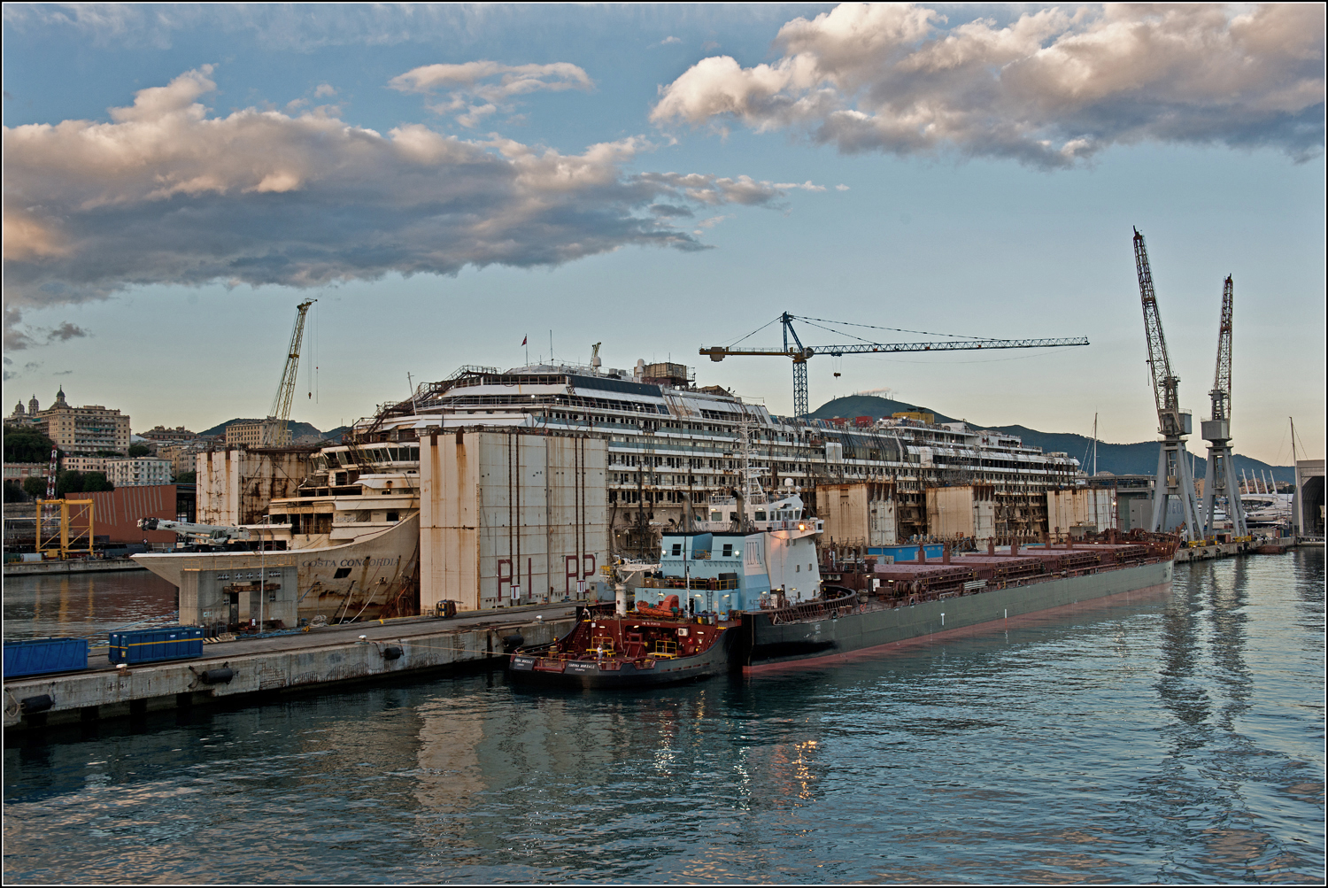 Der letzte Hafen der Costa Concordia