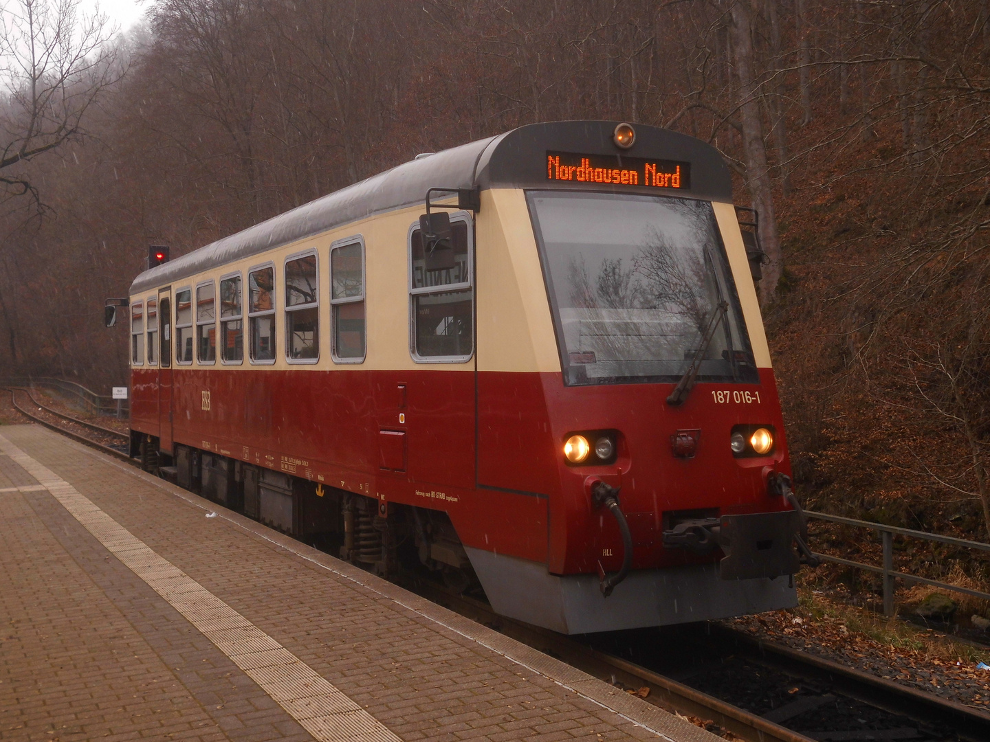 Der letzte Nordhäuser HSB Triebwagen im Jahr 2020.