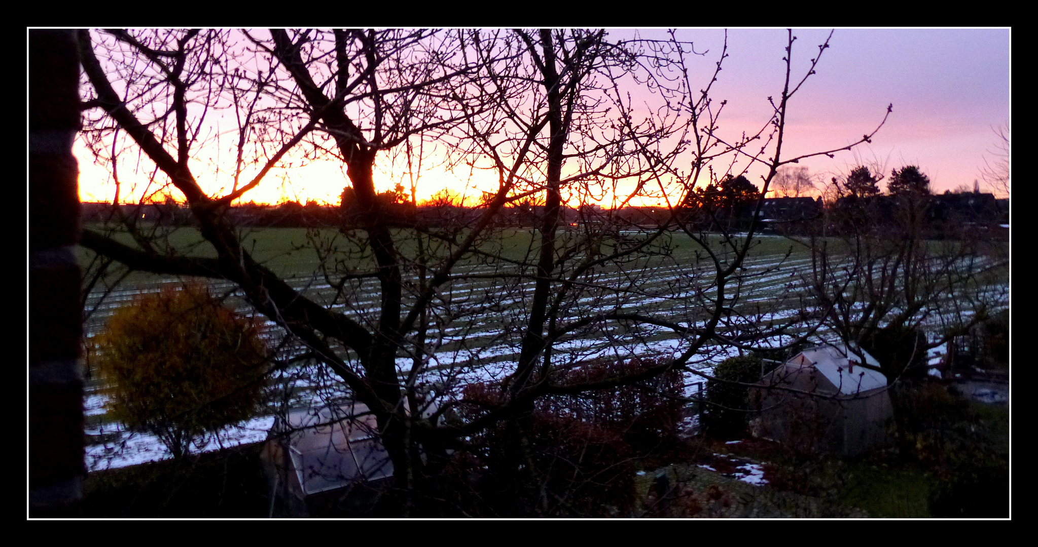 Der letzte Schnee heute früh