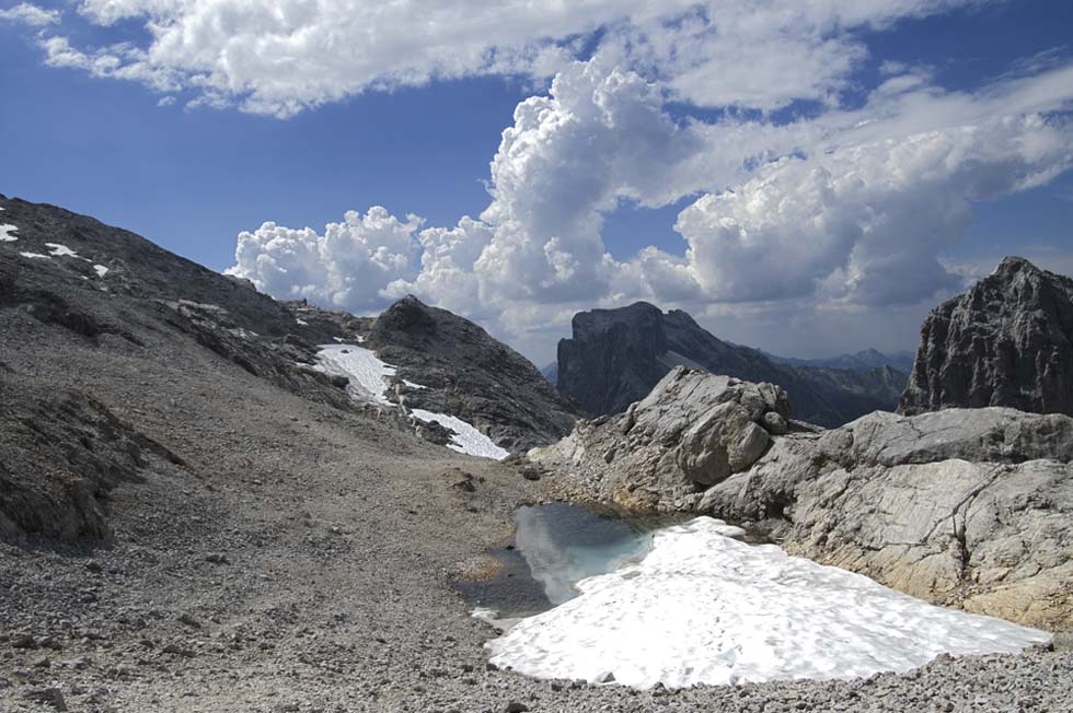 Der letzte Schnee im Juli