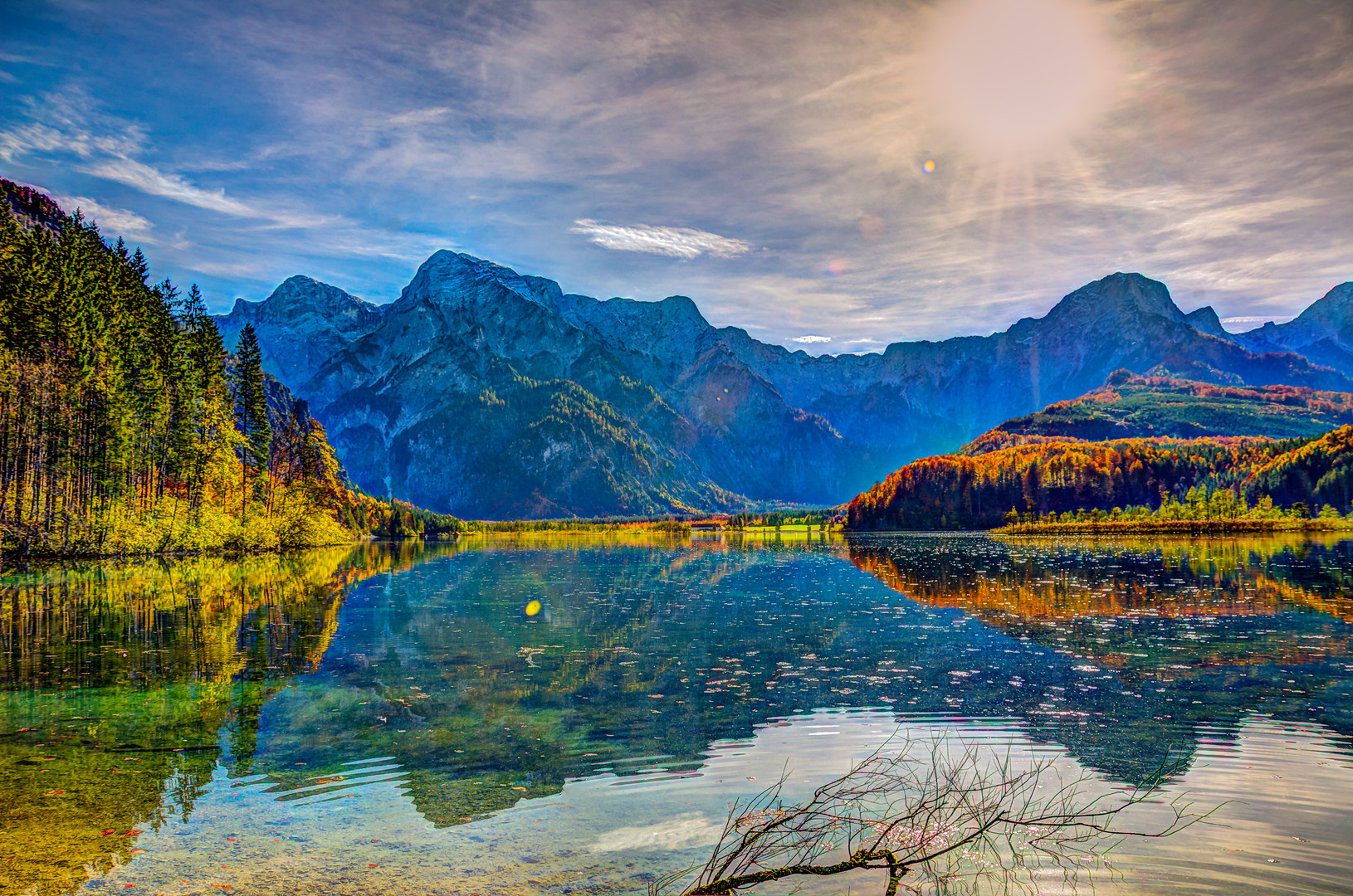 Der letzte schöne Sommertag am Almsee