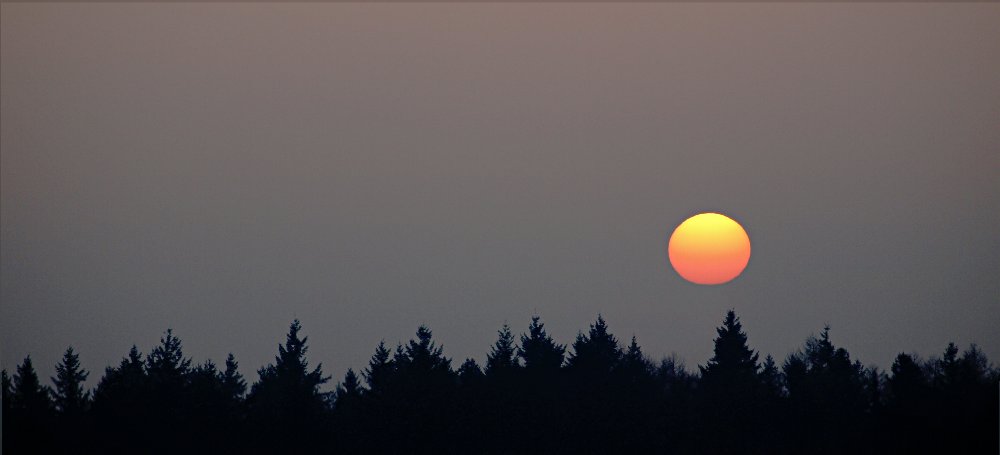 Der letzte Sonnenunterang im Jahr 2008