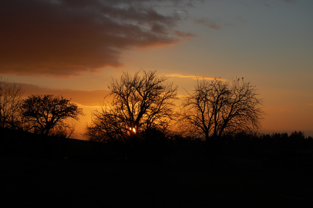 Der letzte Sonnenuntergang, bevor der Schnee kam!