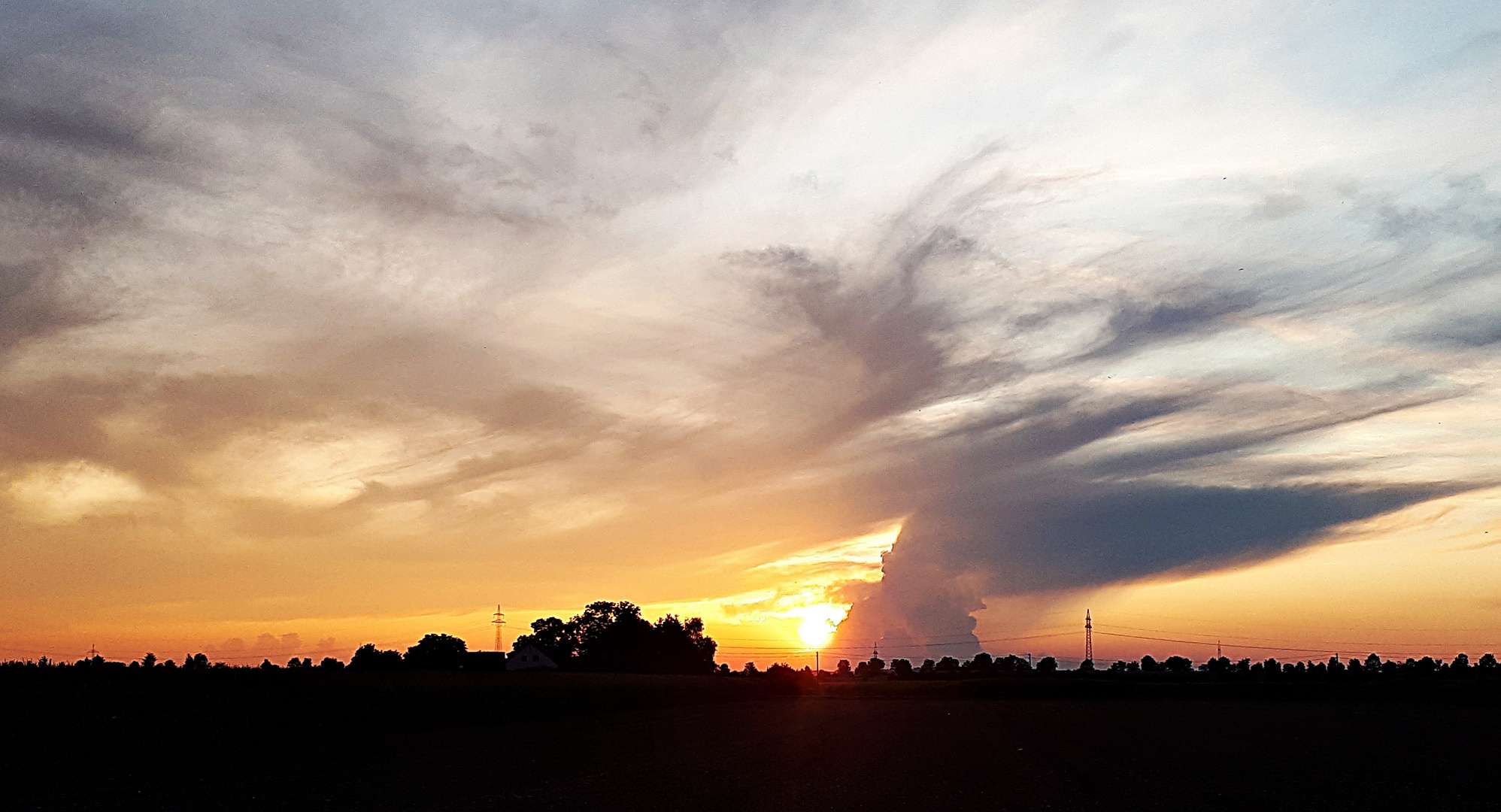 Der letzte Sonnenuntergang im August