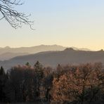 Der letzte Spätherbstabend vor dem heutigen Wintereinbruch