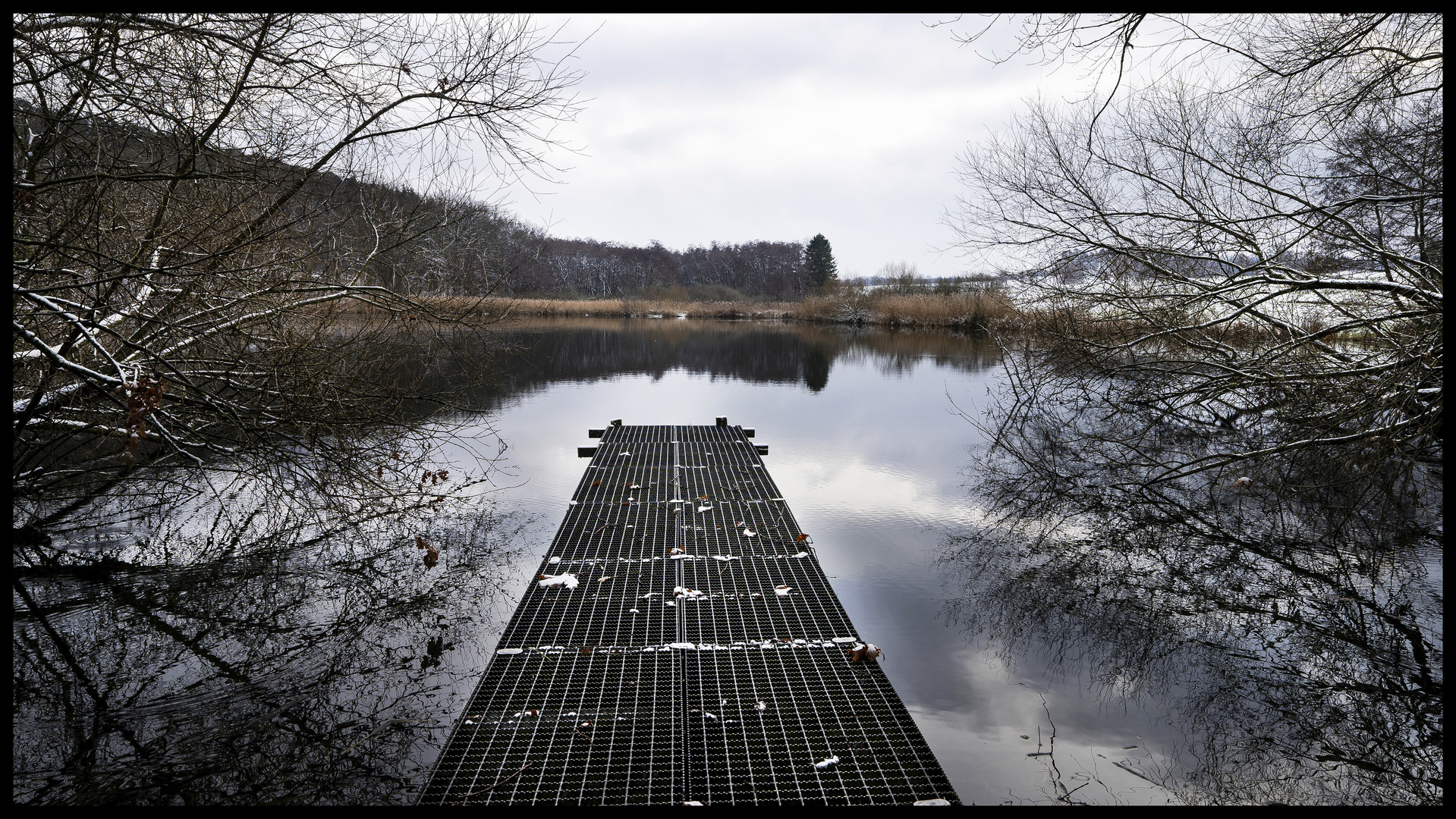 Der letzte Steg am See + Spiegelung