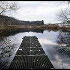 Der letzte Steg am See + Spiegelung