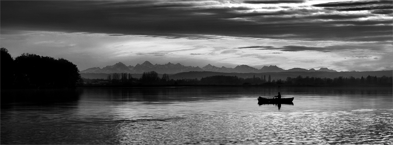 Der letzte Trapper .. auf dem Pilsensee :-)