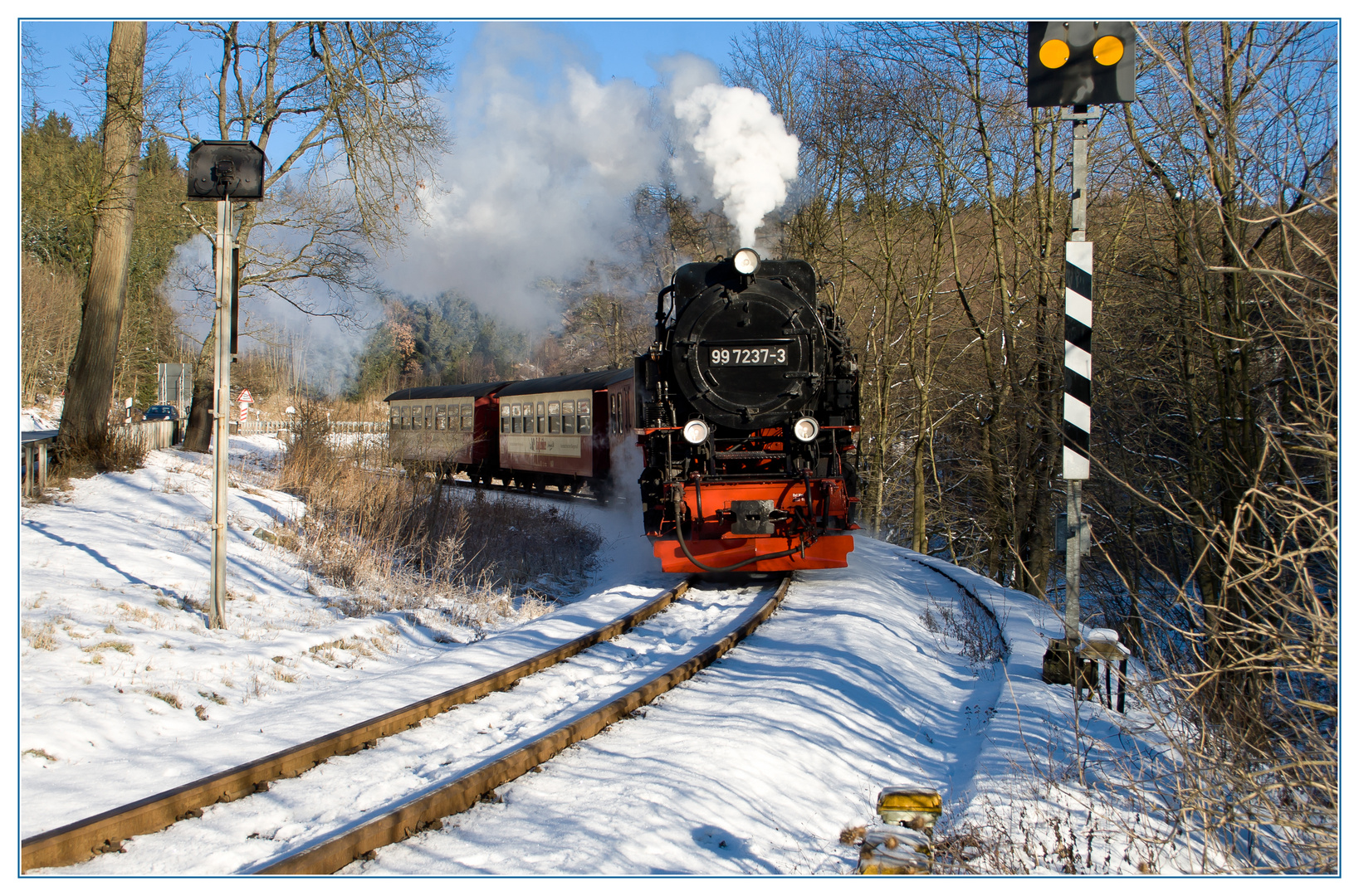 Der letzte Zug im Winterwald (1) ...