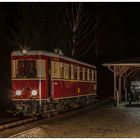 Der letzte Zug nach Zittau im Bahnhof Bertsdorf