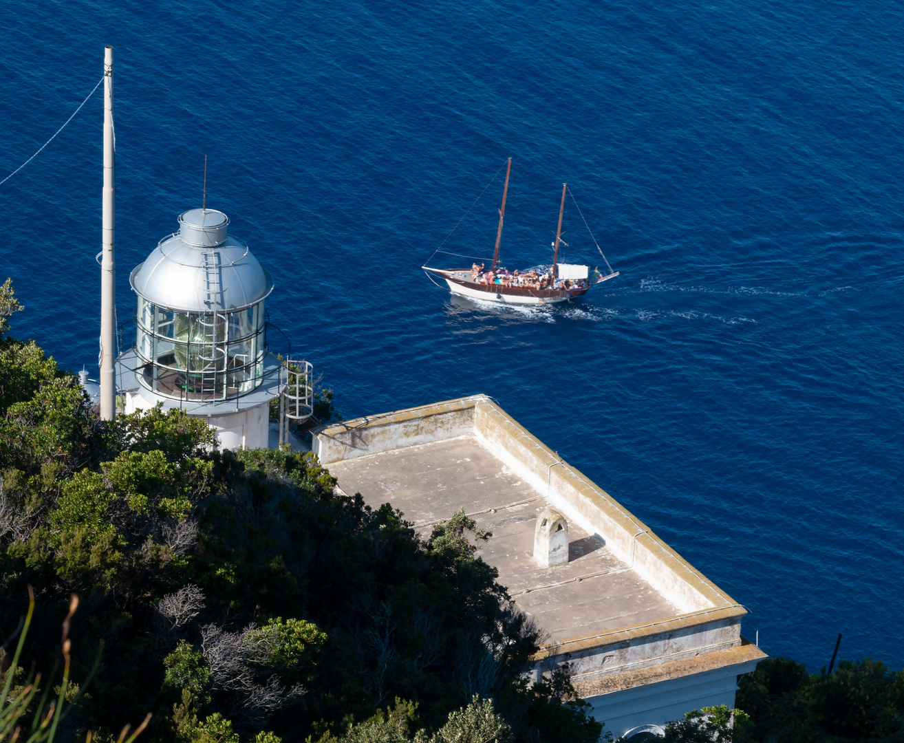 Der Leuchtturm am Punta Imperatore -Ischia