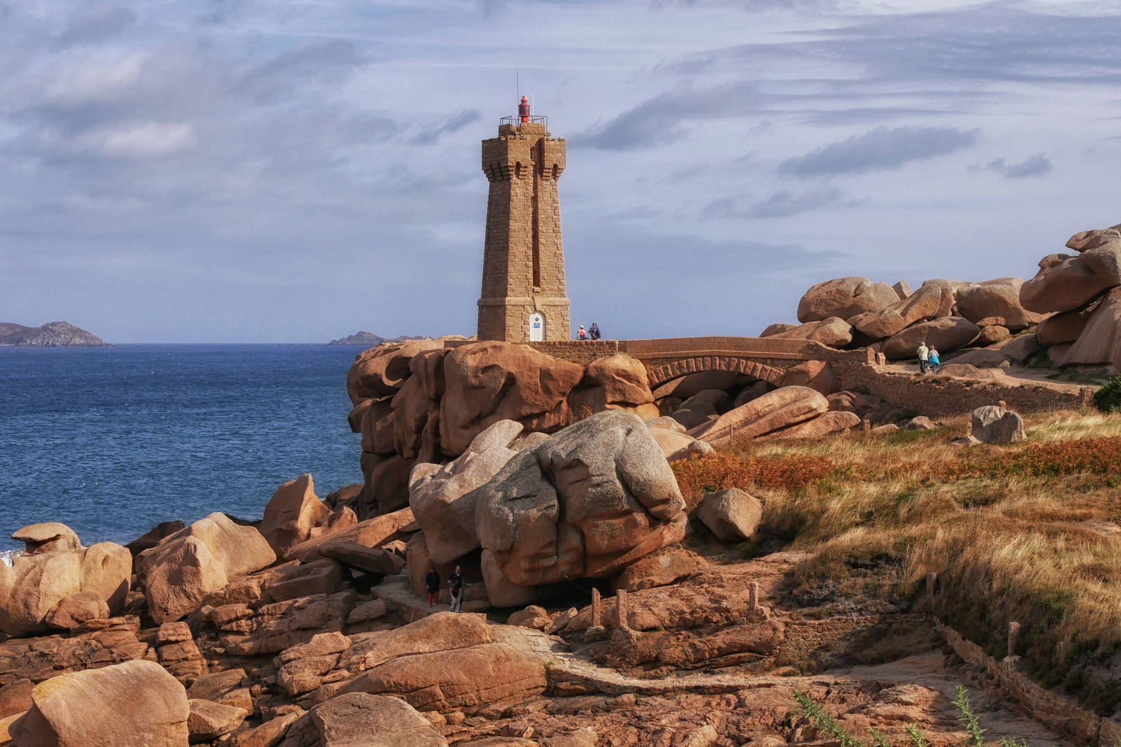 der Leuchtturm der Granitrose