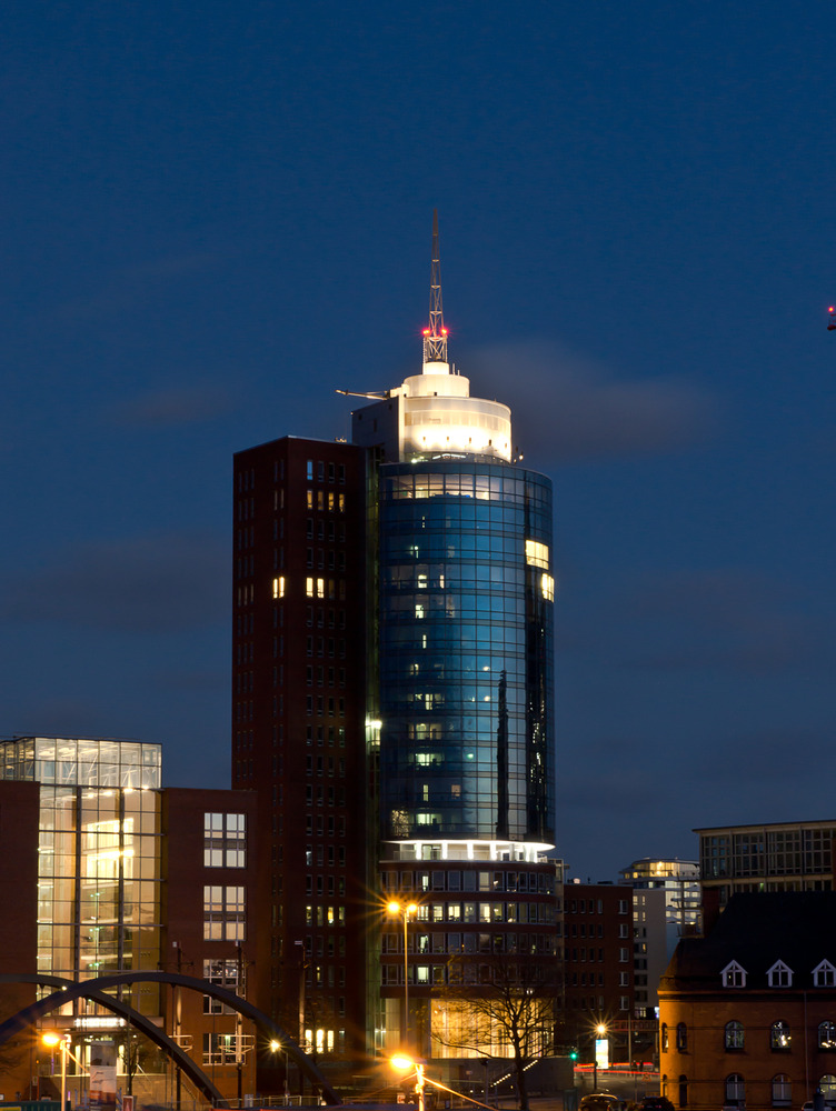 Der Leuchtturm der Hafencitty