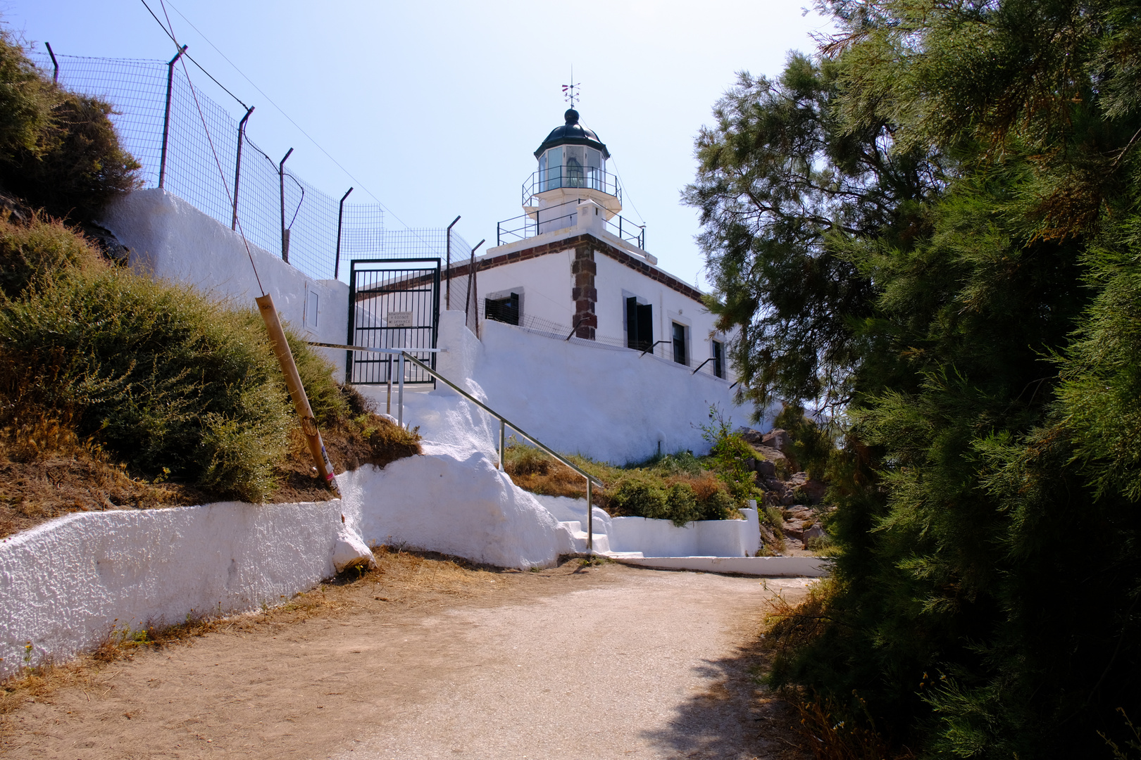 ...der Leuchtturm in Akrotiri...