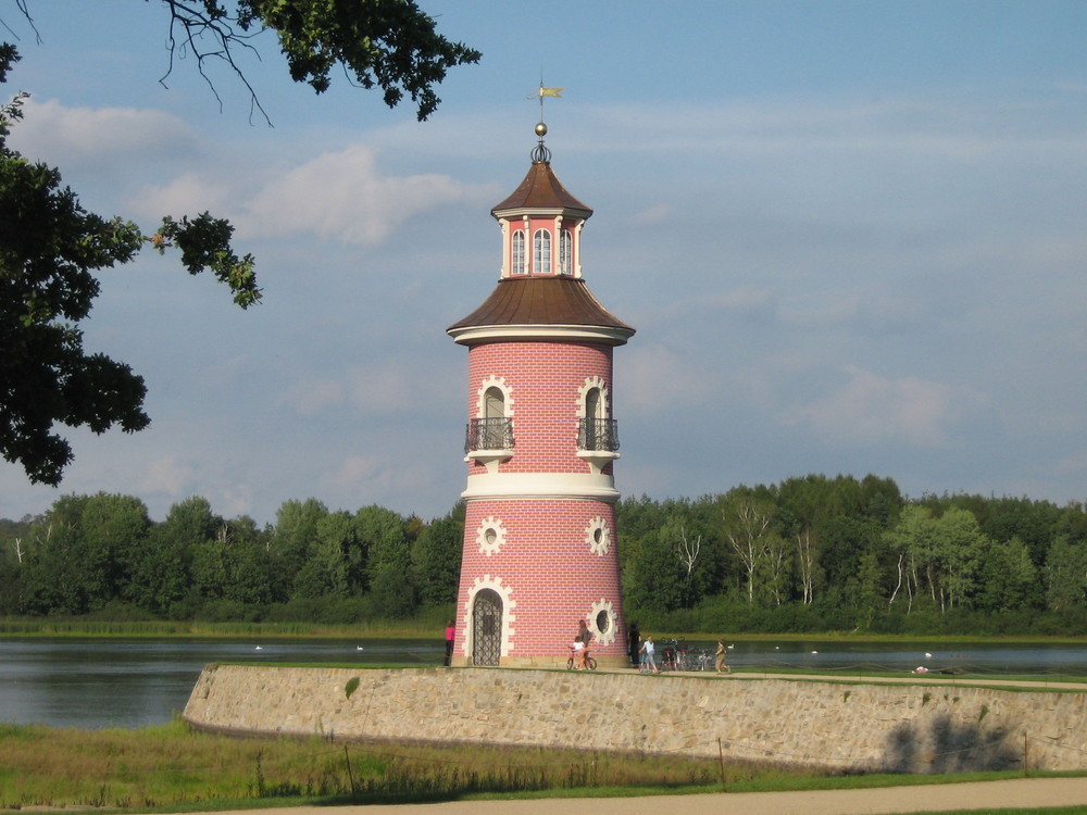 Der Leuchtturm in Moritzburg bei Dresden