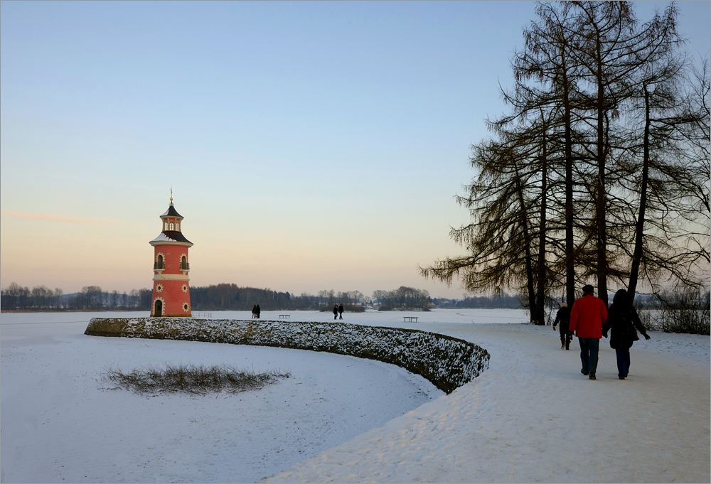 Der Leuchtturm Moritzburg ...,