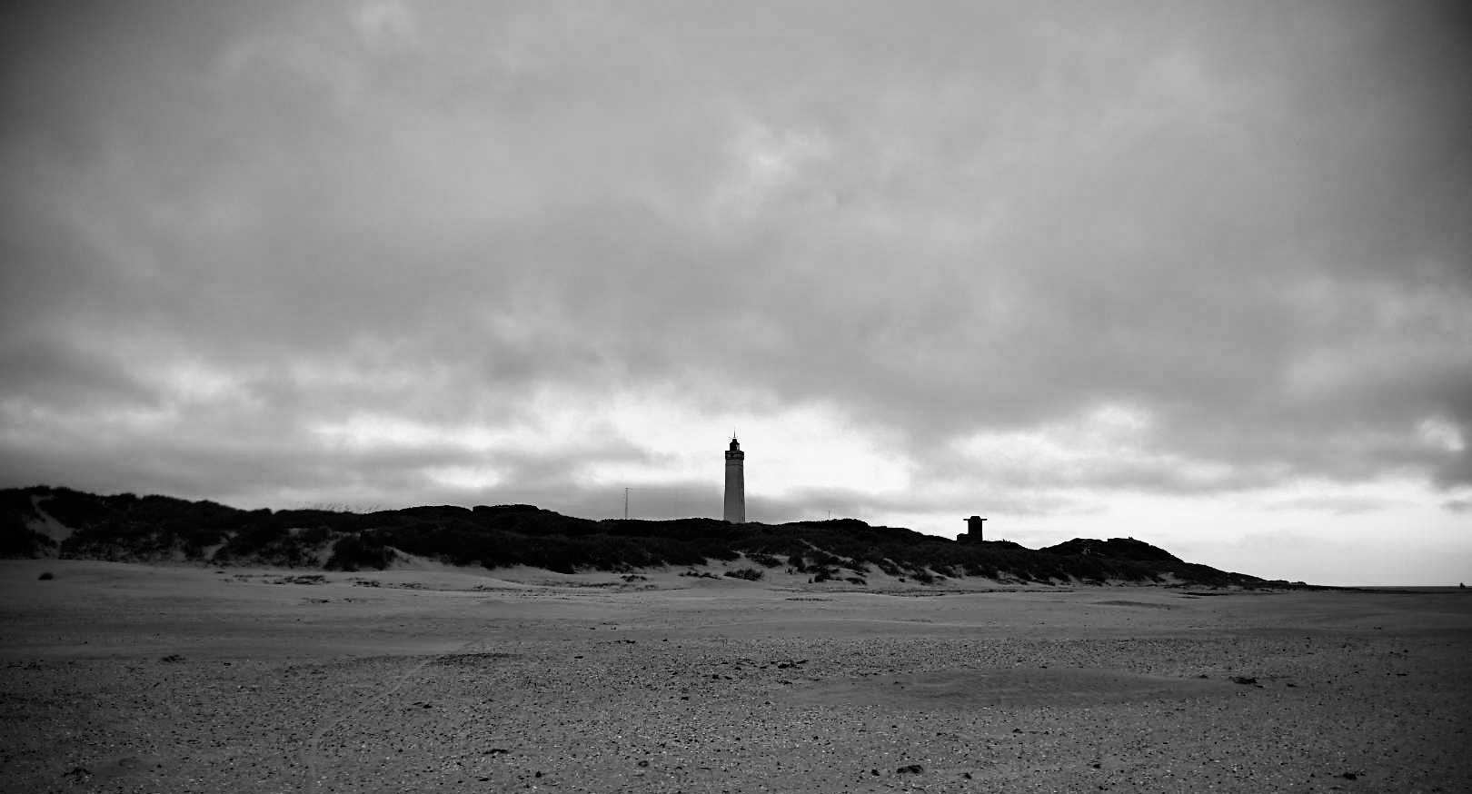 Der Leuchtturm von Blavand auf der Landzunge Blavandshuk