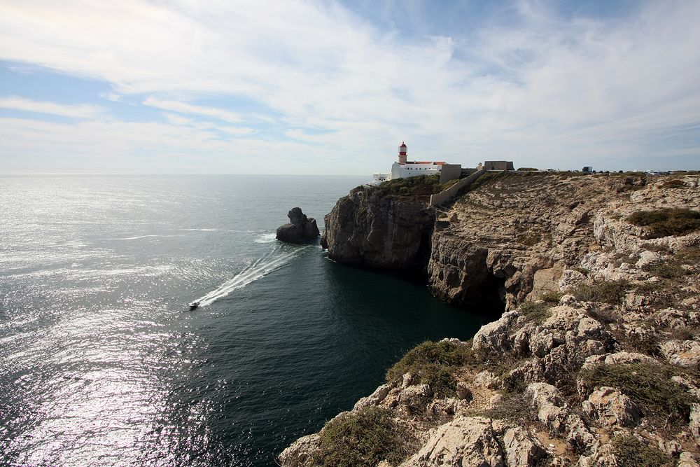 "Der Leuchtturm von Cabo de Sao Vicente"