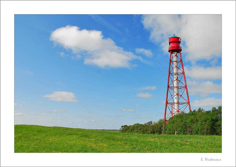 Der Leuchtturm von Campen in Ostfriesland